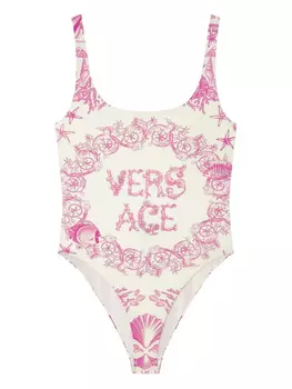 Versace купальник Underwater Barocco, нейтральный