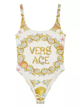 Versace купальник Underwater Barocco, золотой