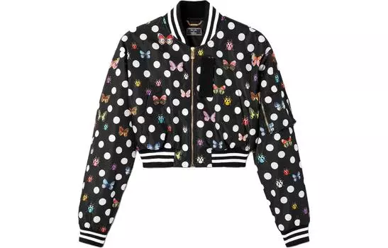 VERSACE Куртка женская, черная