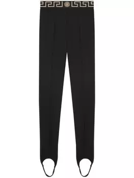 Versace леггинсы Greca-Border, черный