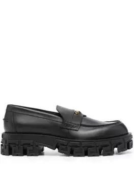 Versace лоферы с декором Medusa, черный