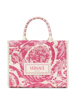 Versace маленькая сумка-тоут Barocco Athena, розовый