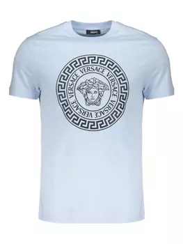 Versace Medusa-print Футболка, синий