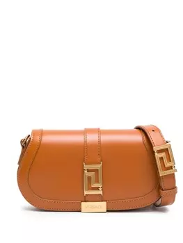 Versace мини-сумка на плечо Greca Goddess, коричневый