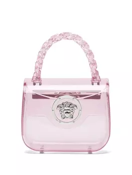 Versace мини-сумка с логотипом La Medusa, розовый