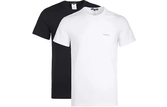 Versace Мужская футболка, цвет black/white