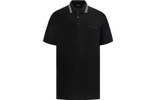 Мужская рубашка поло Versace, черный