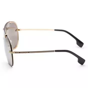 Versace Мужские модные солнцезащитные очки 43 мм, золото