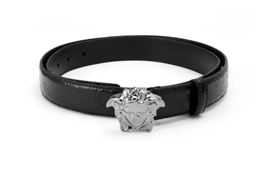 Мужской ремень Versace, черный