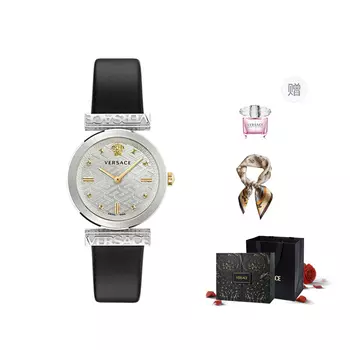 VERSACE Наручные часы FANSIZHE Advanced Queen Collection с кварцевым механизмом и белым циферблатом, женские часы с пурпурной розой, лимитированная серия