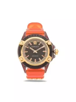 Versace наручные часы Icon Active 42 мм, черный
