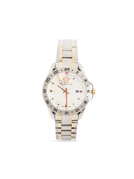 Versace наручные часы Sport Tech GMT 45 мм, нейтральный цвет