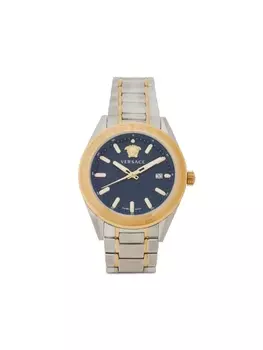 Versace наручные часы V-Code 42 мм, синий