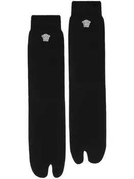 Versace носки с декором Medusa, черный