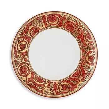 Versace Обеденная тарелка Medusa Garland, красный