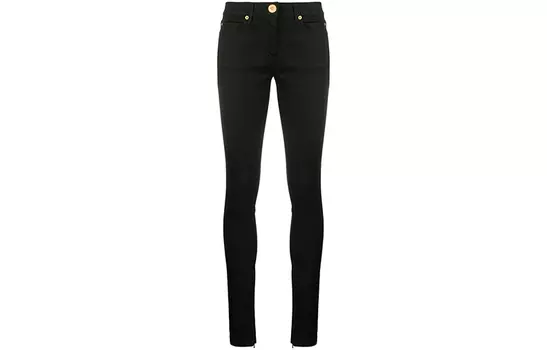 VERSACE Облегающие джинсы скинни «черные»