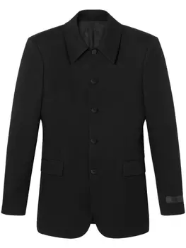 Versace однобортный пиджак, черный