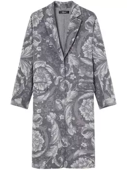 Versace пальто Barocco, серый