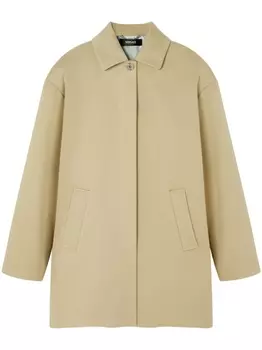 Versace пальто с пуговицами Medusa, нейтральный цвет