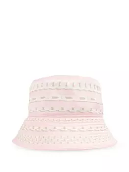 Versace панама с принтом, розовый