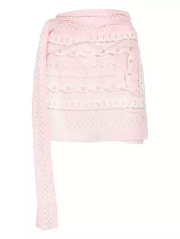 Versace парео с принтом, розовый