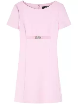 Versace платье мини Medusa '95 с короткими рукавами, розовый