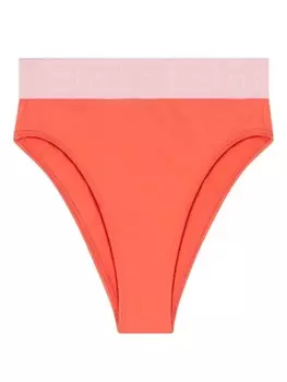 Versace плавки бикини Greca Border, розовый