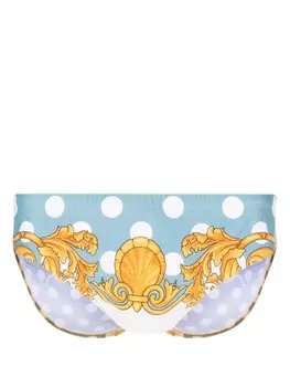 Versace плавки Seashell Baroque, синий