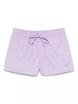 Versace плавки-шорты с нашивкой Medusa, фиолетовый