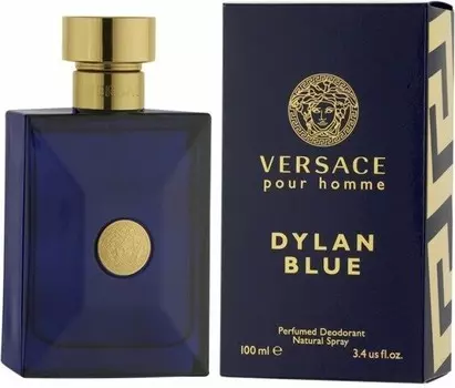 Versace, Pour Homme Dylan Blue, дезодорант, 100 мл