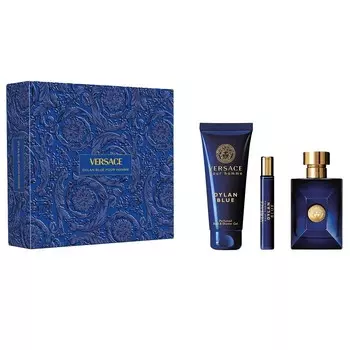 Versace, Pour Homme Dylan Blue, набор косметики, 3 шт
