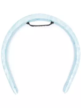 Versace повязка на голову с принтом Barocco, синий