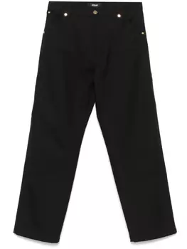 Versace прямые брюки Carpenter, черный