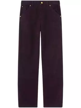 Versace прямые брюки, красный