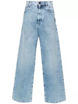 Versace прямые джинсы средней посадки, синий