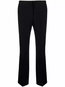 Versace расклешенные брюки средней посадки, черный
