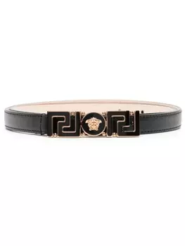 Versace ремень Greca Goddess, черный