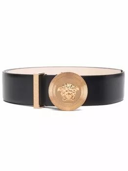 Versace ремень Medusa Biggie, черный