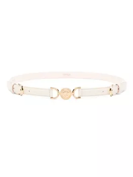 Versace ремень с декором Medusa, нейтральный цвет