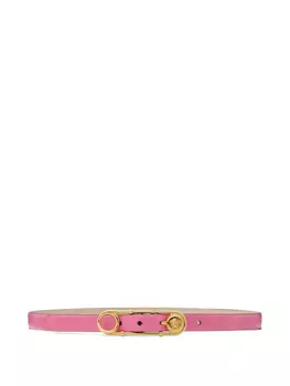 Versace ремень с пряжкой Safety Pin, розовый