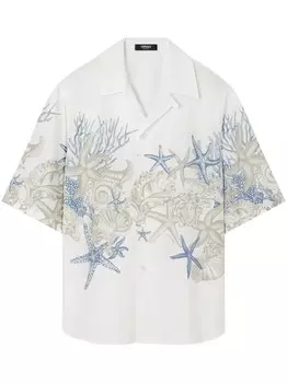 Versace рубашка Barocco Sea, белый