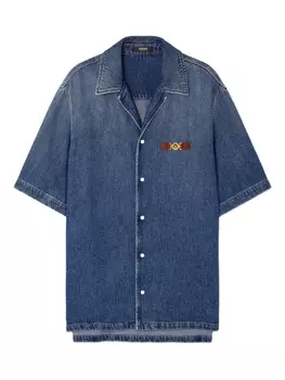 Versace рубашка Medusa Biggie, синий