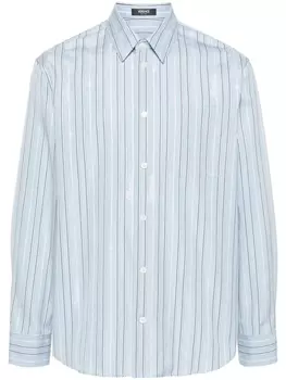 Versace рубашка Nautical Stripe, синий