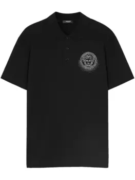 Versace рубашка поло Medusa Cartouche, черный