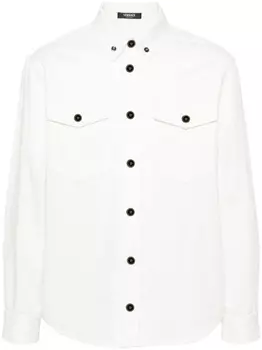 Versace рубашка с пуговицами Medusa, белый