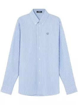 Versace рубашка в полоску, синий