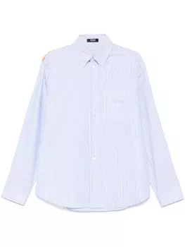 Versace рубашка в полоску, синий