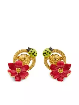 Versace серьги с декором Medusa, золотой