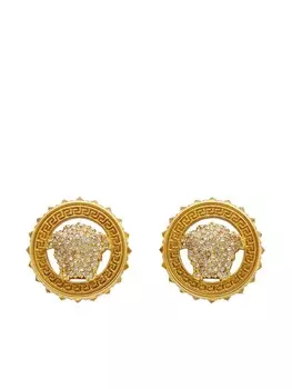 Versace серьги с декором Medusa, золотой