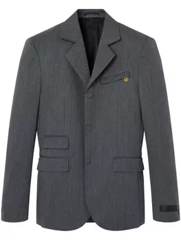 Versace шерстяной пиджак, серый